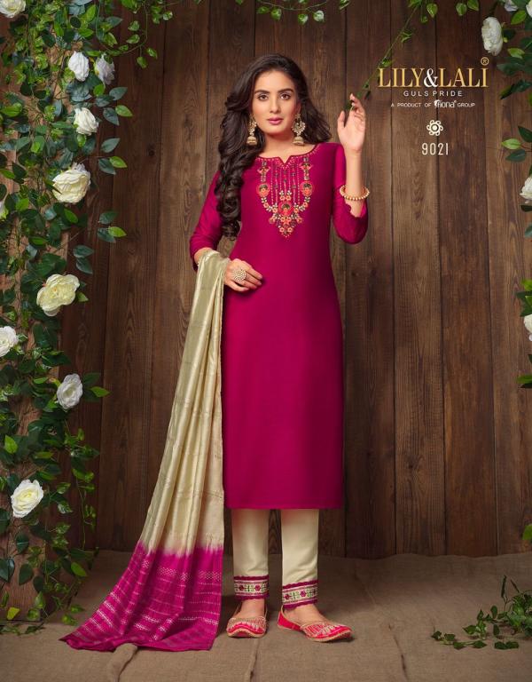 Lily And Lali Madhvi Exclusive Wear Masleen Ready Made Collection